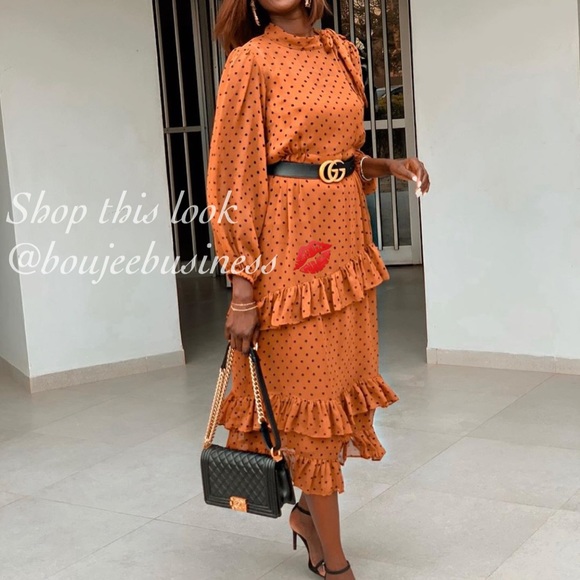 ZARA BNWT Polka Dot Dress with Ruffles - Picture 7 of 9